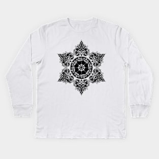 ACE - Ace of Spades, vinatge look - Sunweaver Kids Long Sleeve T-Shirt